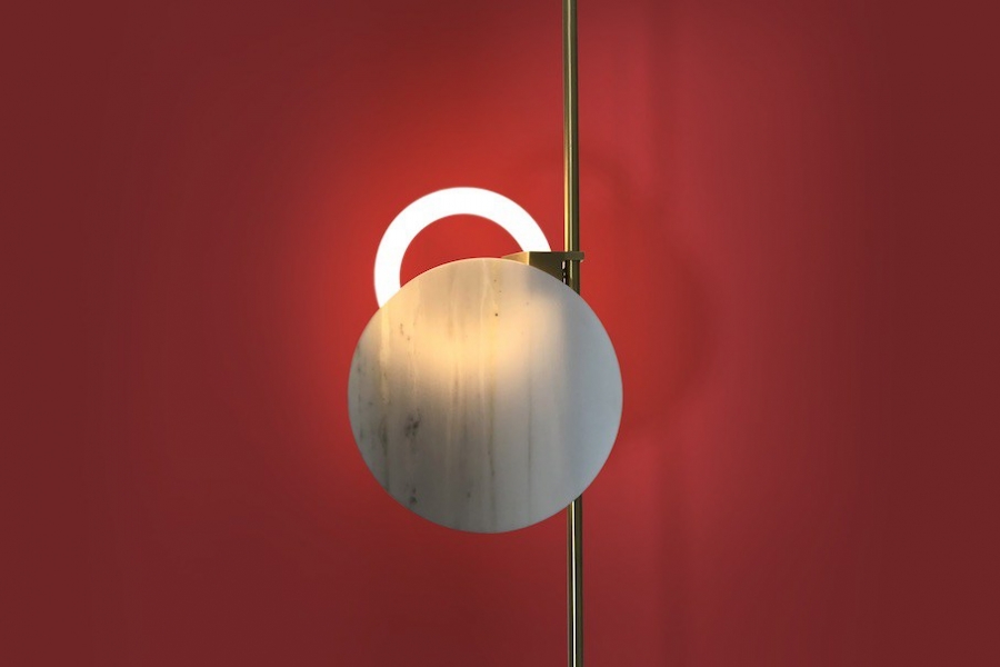2018 | "Designer Chris Basias: marble and brass lamps in balance&rdquo;,Stone-Ideas